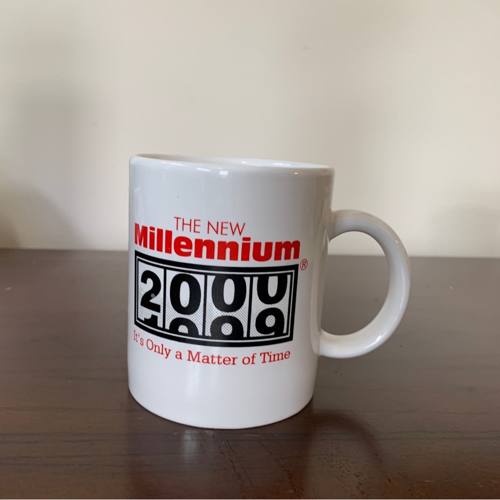 Free item: Year 2000 millennium coffee mug